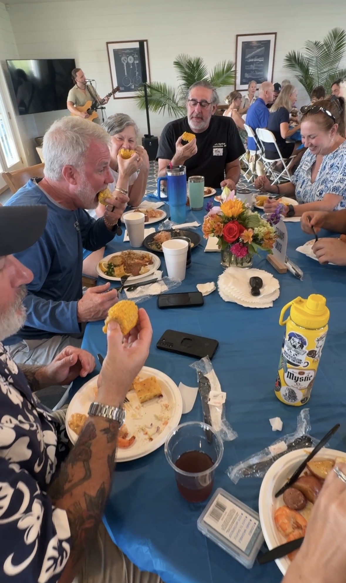 Low Country Boil Brings a Full House to the Marina, marina outing photograph 2
