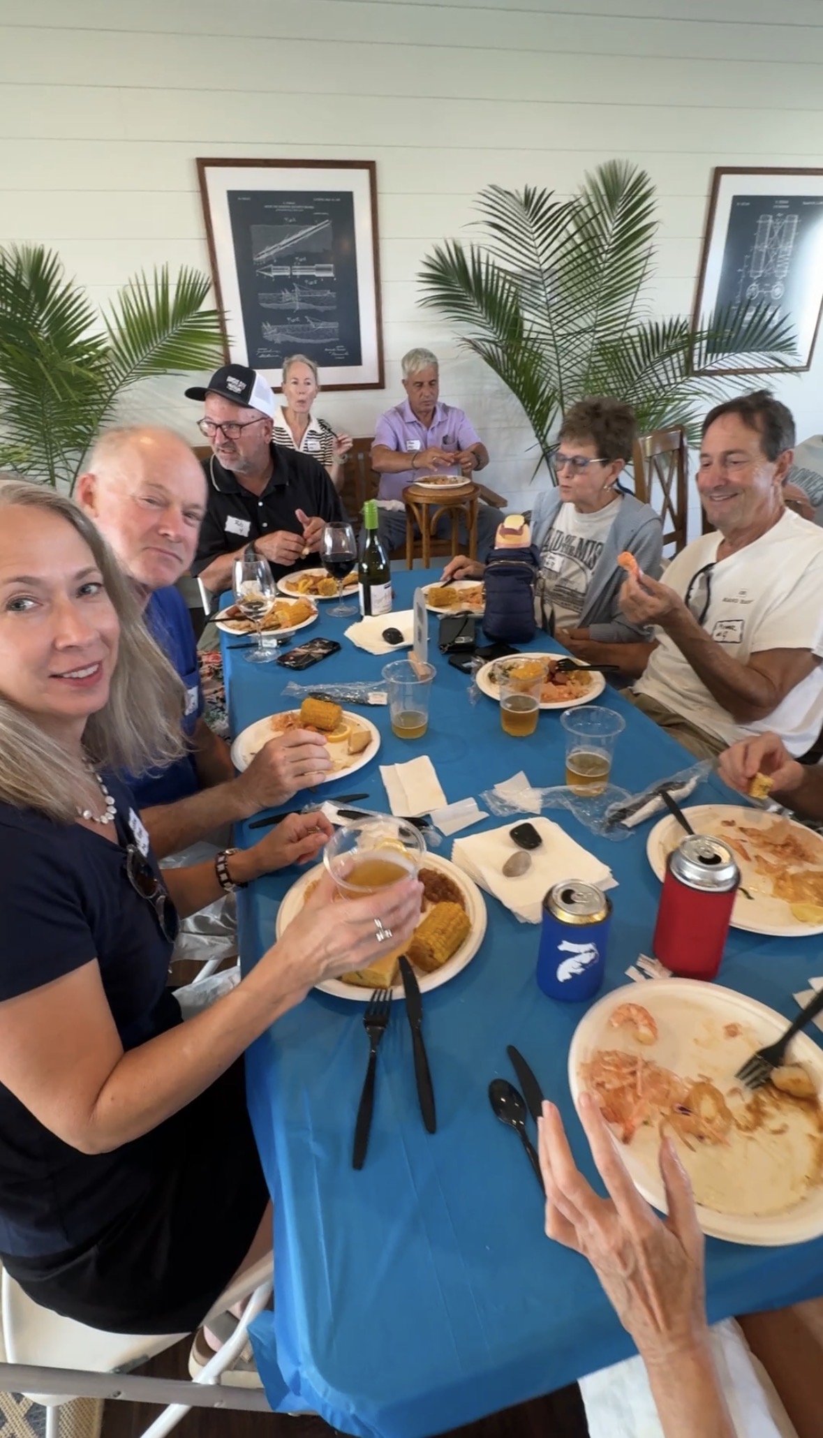 Low Country Boil Brings a Full House to the Marina, marina outing photograph 3
