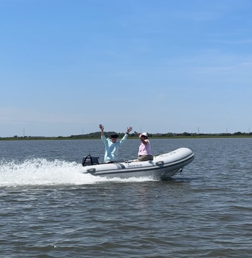 Shark Teeth, Dinghies & a Day on the Marsh, marina outing photograph 2